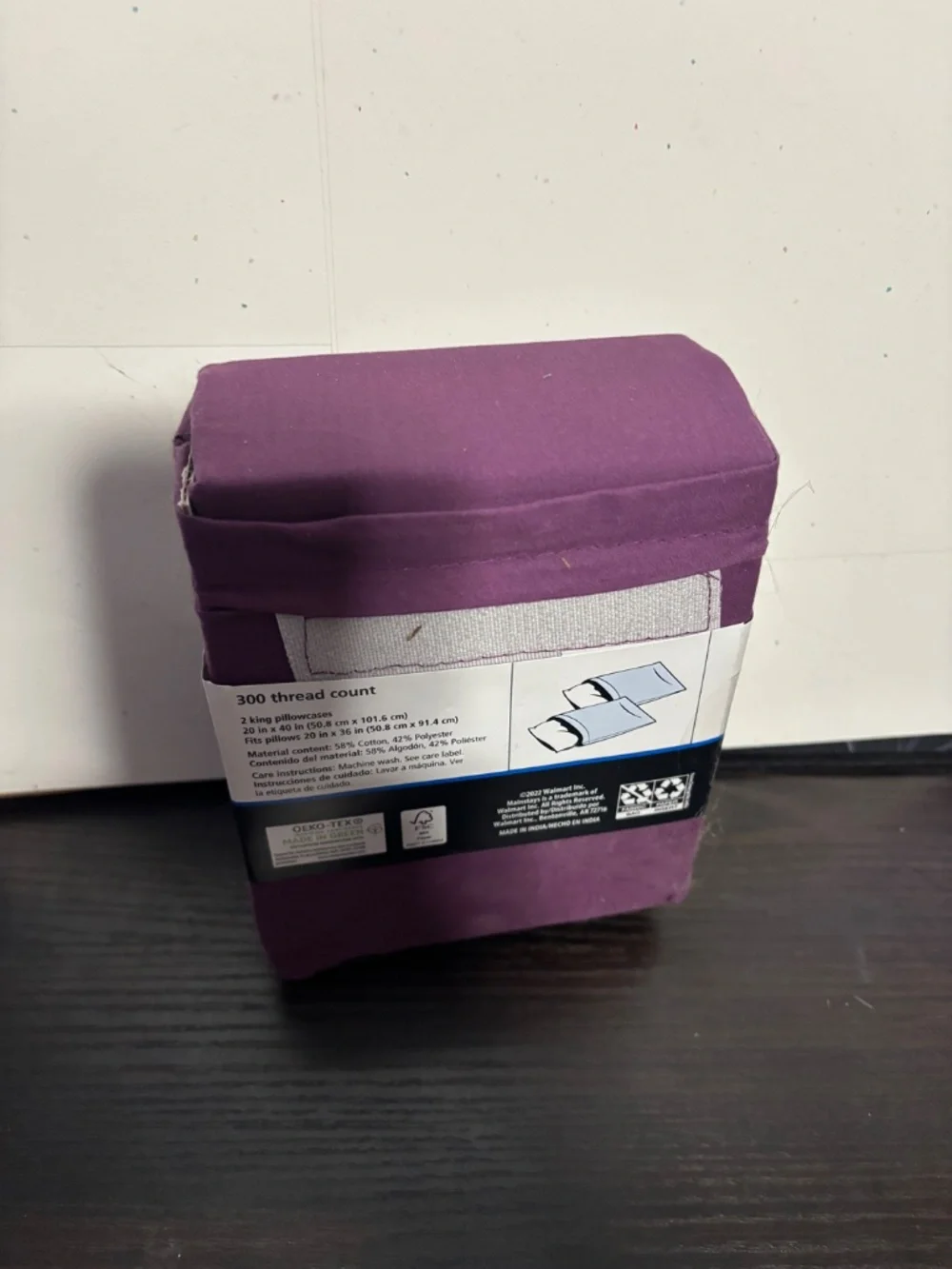 King Size Purple Pillow Cases